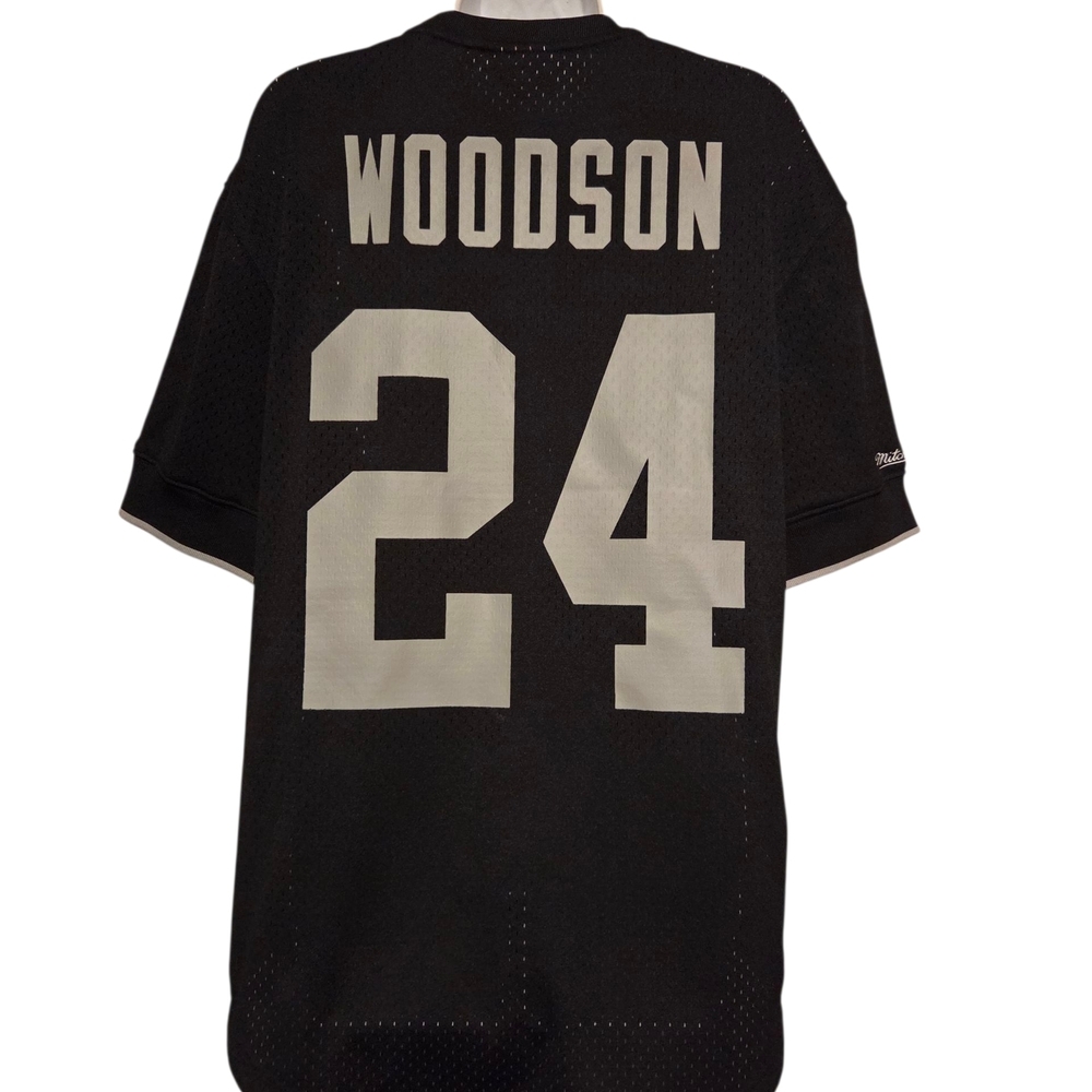 Mitchell & Ness Black Jersey with White Number - Picture 2 of 7